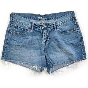 Old Navy Blue Mid-Rise Women's Jean Shorts Size 6